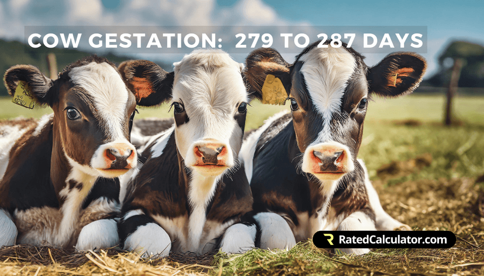 Cow Gestation Calculator & Chart Calculate Bovine Pregnancy Due Date