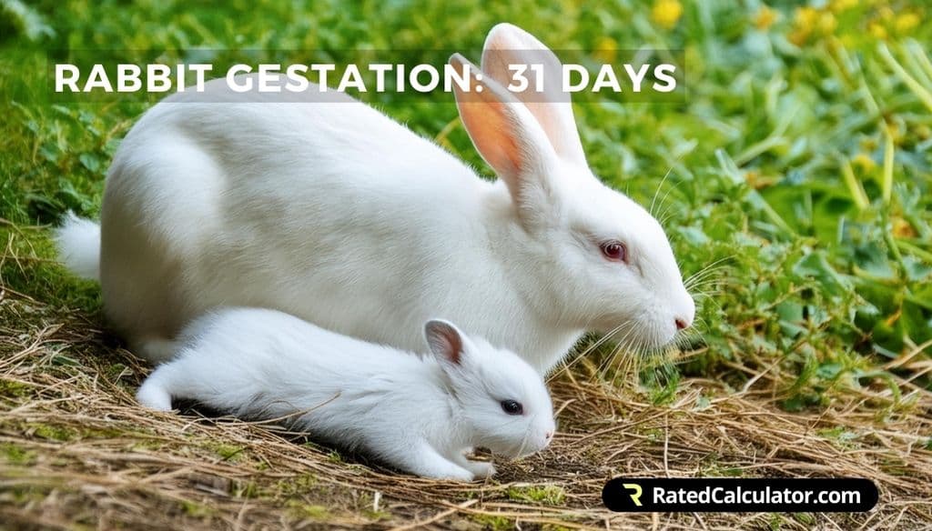 Baby rabbits in a field